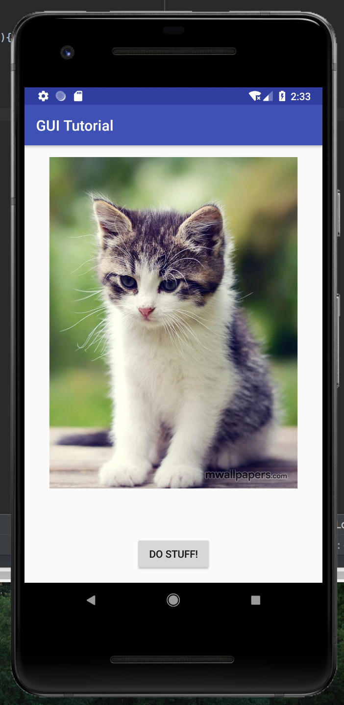 Hopefully you picked cute animal pictures, too, so your app is this cute