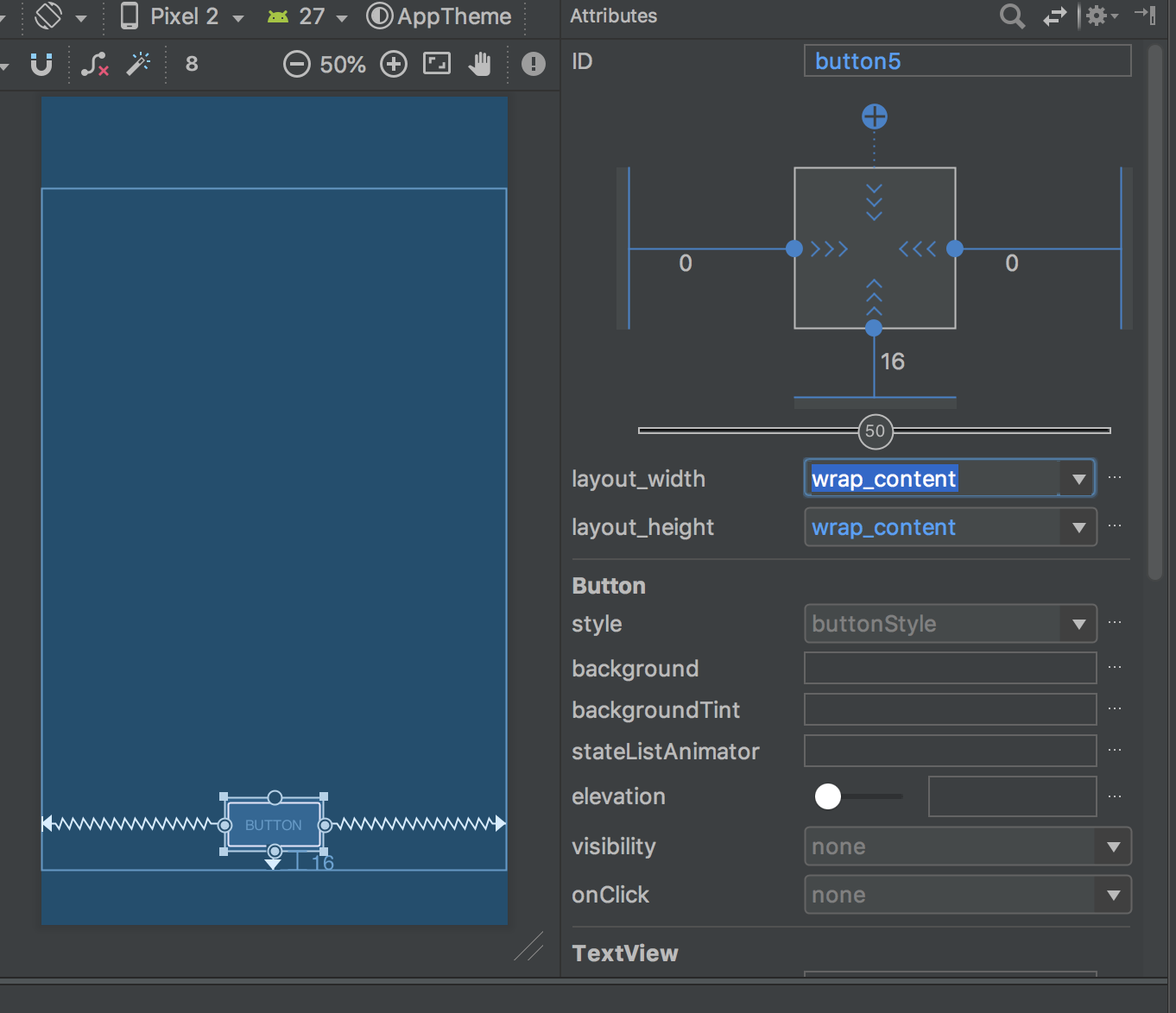 Blueprint with attribute panel